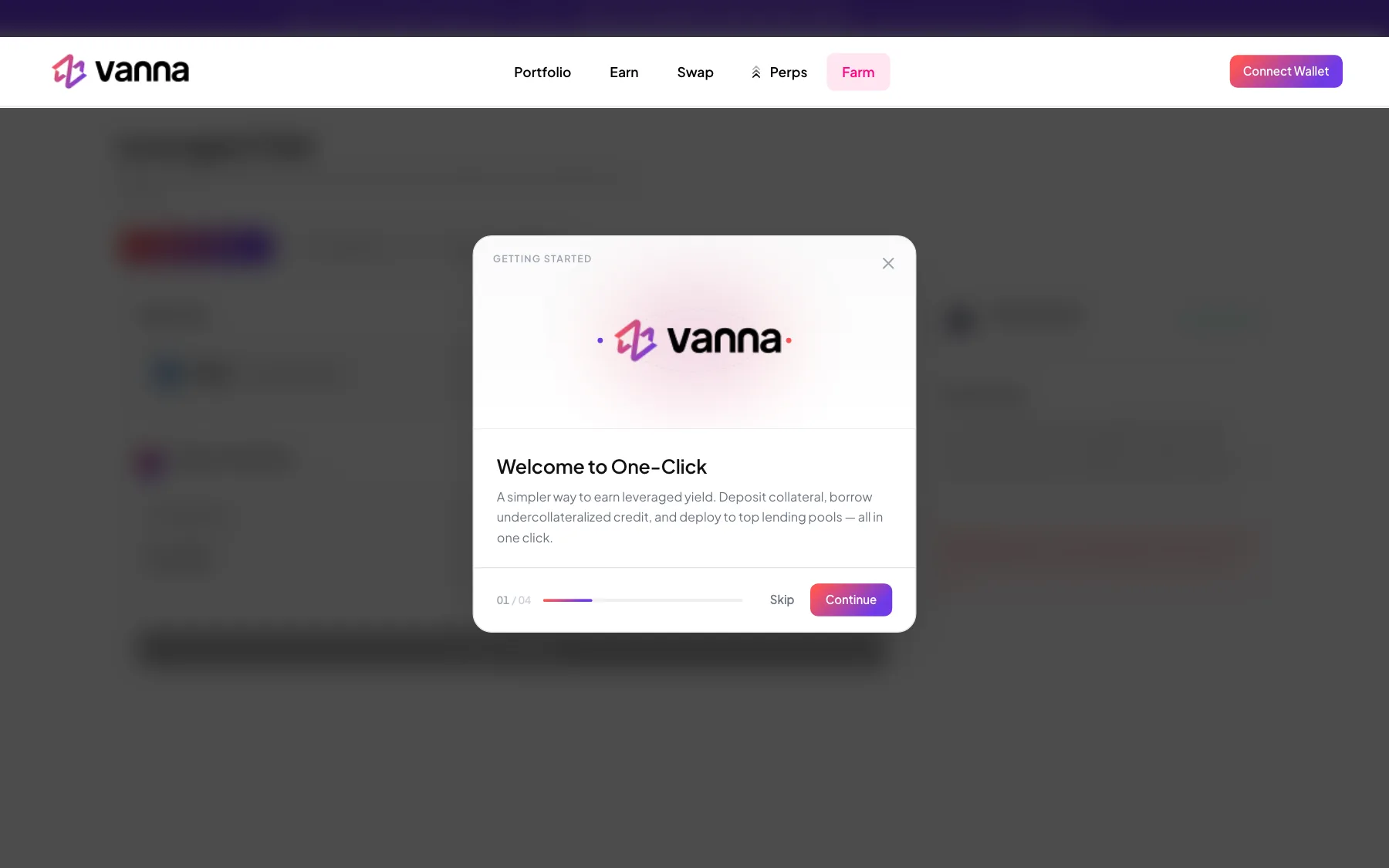 Vanna on Solana: One-Click onboarding